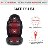Snailax 6 Motor Vibrating Seat Cushion with Heat &  Vibration Massager