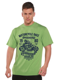 Motorcycles Race Men's Bamboo Viscose/Organic Cotton Short Sleeve Graphic T-Shirt