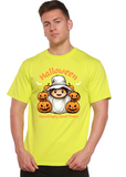 Halloween Hauntingly Good Times Day Men's Bamboo Viscose/Organic Cotton Short Sleeve Graphic T-Shirt