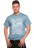 World Competition Men's Bamboo Viscose/Organic Cotton Short Sleeve Graphic Graphic T-Shirt