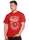 Born To Be Pilot Men's Bamboo Viscose/Organic Cotton Short Sleeve Graphic T-Shirt