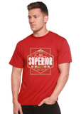 Superior Quality Men's Bamboo Viscose/Organic Cotton Short Sleeve Graphic T-Shirt
