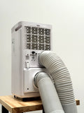 24V Pure DC Portable, Battery/Solar Air Conditioner & Heater (heat pump, 12,000 BTU/h)