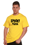 Spooky Mama Halloween Men's Bamboo Viscose/Organic Cotton Short Sleeve Graphic T-Shirt