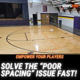 Offensive Spacing Training Spot Markers | 16"