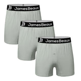 Men's Bamboo Anti-Chafing Boxer Shorts (3-Pack) | Gray