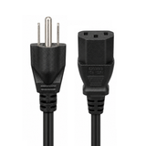 Vizio TV AC Power Cable | 6 Ft C5 Cloverleaf 3-Prong Grounded Cord - Vizio TV Power Cord