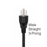 Vizio TV AC Power Cable | 6 Ft C5 Cloverleaf 3-Prong Grounded Cord - Vizio TV Power Cord