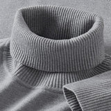 Mens Thermal Turtleneck Sweater For Layering Under Knitwear