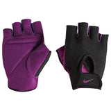 Nike Womens Fundamental Training Gloves (Black/Bold Berry Large)
