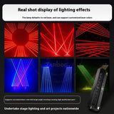 Six-eye Double Swing Full Color Laser Lamp