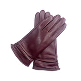 Women's Color Sheepskin Gloves Touch Screen
