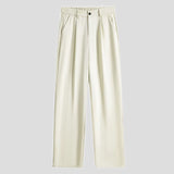 Mens Fashionable Straight-Leg Loose Casual Pants