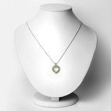 1.70 Carat Genuine Peridot .925 Sterling Silver Pendant