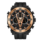 Sanda Youth Dual-Display Watch For Men