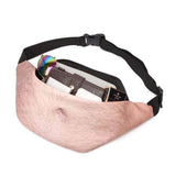 3D Beer Belly Waist Pocket Fanny Pack and Top Prank Gag Gift Travel Carry Pouch