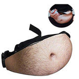3D Beer Belly Waist Pocket Fanny Pack and Top Prank Gag Gift Travel Carry Pouch
