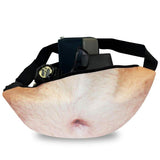 3D Beer Belly Waist Pocket Fanny Pack and Top Prank Gag Gift Travel Carry Pouch