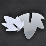 3D Mirror Flower Removable Wall Sticker