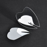 3D Mirror Flower Removable Wall Sticker