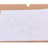 3D Mirror Flower Removable Wall Sticker