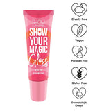 Show By Pastel Show Your Magic pH Lip Gloss - Vegan, Cruelty-Free, Non-Sticky, Natural Pink Color & Hydrating Shine