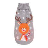 Christmas Turtleneck Knitting Sweater Dog Clothing