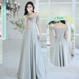 Avocado Green Sisters Group Dress Skirt Women Satin Spring