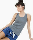 Jenni by Jennifer Moore Womens Ribbed Tank Top