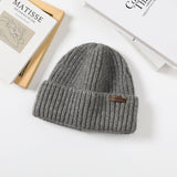 Wool Blend Beanie For Women In Autumn And Winter
