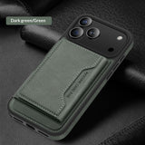 Genuine Leather Drop-Proof Phone Case - Slim Protective Cover for Smartphone with Shock Absorption and Scratch Resistance