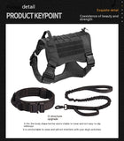 Nylon Tactical Dog Coat Quick Release Tank Top Pet