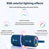 KP-858 Best-selling Wireless Bluetooth Speaker Featuring A Modular Dual-unit Design Portable Handle High Power Output And RGB Lighting Ideal For Outdoor Gatherings Factory Stock Available