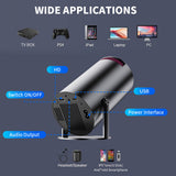 Portable Home Theater Projector, Mini Projector For Bedroom Gaming Movies