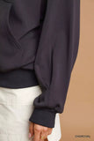 Umgee Zip-Up Fleece Hooded Jacket