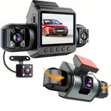 360° Car Drive Recorder – Night Vision, 1080p, 4-Channel