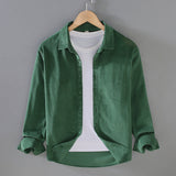 Mens Casual Workwear Layered Corduroy Shirt