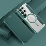 Magnetic Flip Leather Case Drop Proof Protective Phone Case