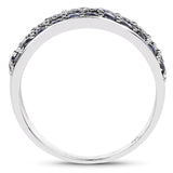 1.70 Carat Genuine Blue Sapphire .925 Sterling Silver Ring