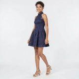 B Darlin Women's  Juniors Lace Fit & Flare Dress, Size 13/14
