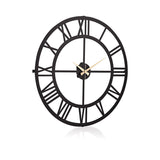 Muyika 50x50cm Modern Metal Wall Clock - Silent Sweep Mechanism, Decorative Home Accent