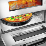 Heavy-Duty 3KW Electric Commercial Stainless Steel Double Deck Pizza Oven (SAK81427)