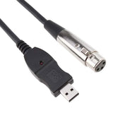 3M USB Male to XLR Female Microphone USB Mic Link Cable