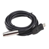 3M USB Male to XLR Female Microphone USB Mic Link Cable