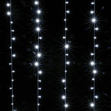 3Mx3M White 300 LED Curtain Fairy String Light 8 Models Garden Patio Party Decoration