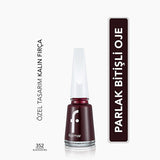 Flormar Blackstar Red Nail Enamel - Long-Lasting, Vibrant Nail Color with Nail Care Benefits