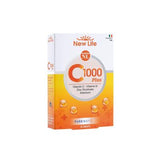 New Life C 1000 Plus Vitamin C Supplement with Zinc, Vitamin D, and Selenium - 30 Tablets for Immune System Support