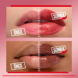 Maybelline Lifter Plump Lip Gloss - Non-Sticky, Chili Pepper Extract, Pink Sting Shade