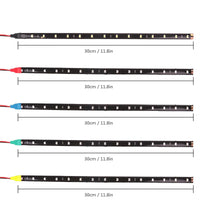 Lot Waterproof 12''/15 DC 12V Motor LED Strip Underbody Light For Car Motorcycle