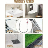 4-Claw Pipe Clog Remover, Spring Plumbing Tool for Kitchen Bathroom, Hair and Debris Catcher